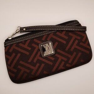 Tignanello - Logo "T" Signature Canvas (4" x 7 1/2") Wristlet